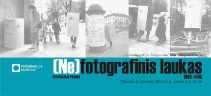 Pirmoji Vito Luckaus fotografijos centro paroda „(Ne)fotografinis laukas. 1988–1995“