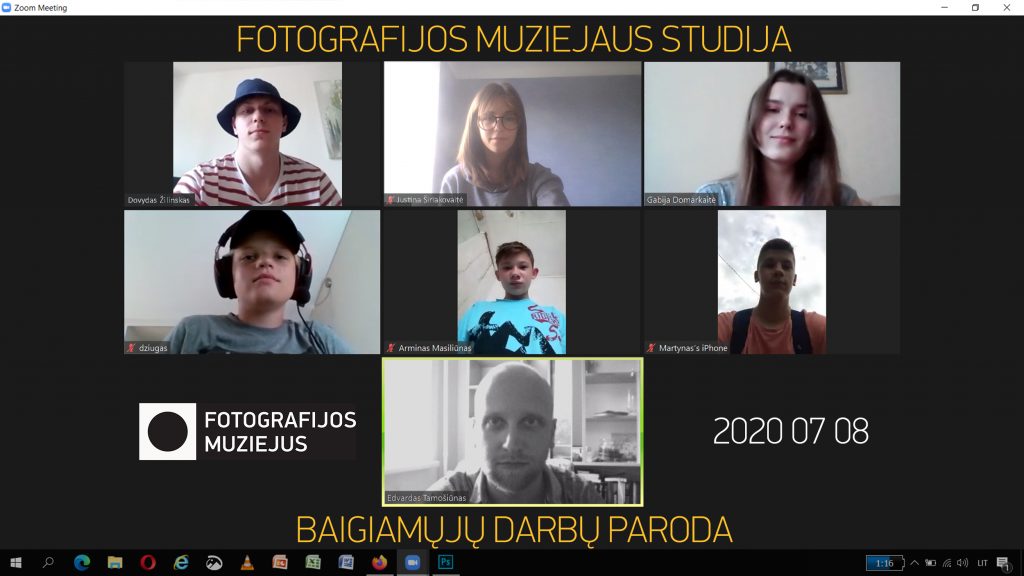 VIRTUALI FOTOGRAFIJOS BŪRELIO BAIGIAMŲJŲ DARBŲ PARODA