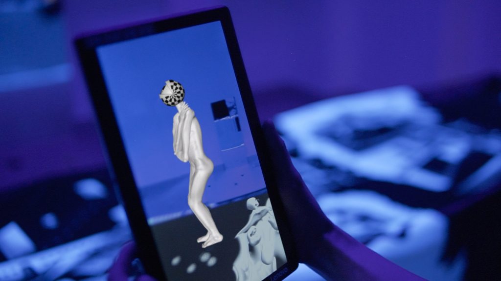 Elena Kanarskaitė. Pasilikti veidrodyje (instaliacija)