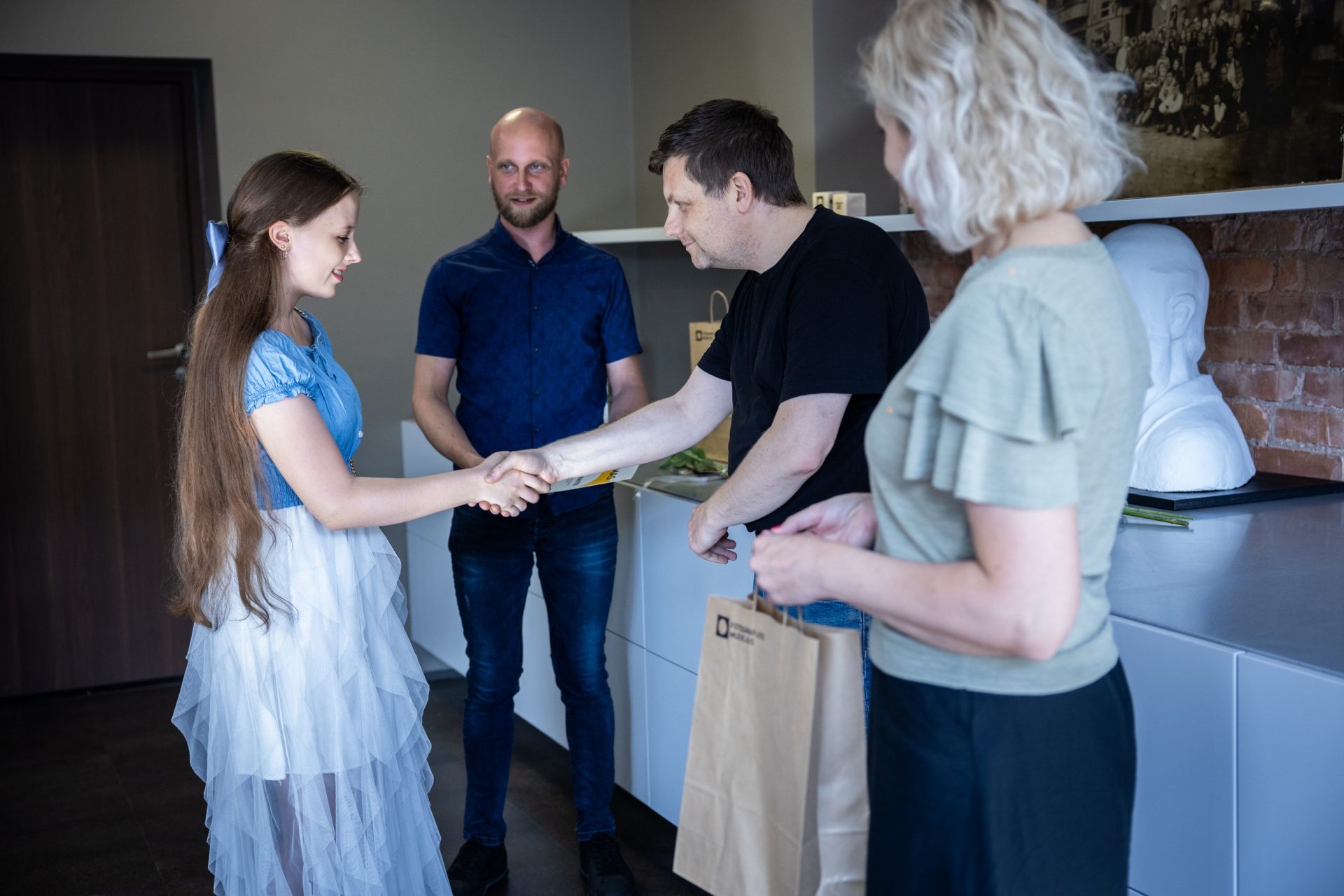 Fotografijos ir kino būrelio baigiamųjų darbų parodos „Fotografijos muziejaus studija“ atidarymas