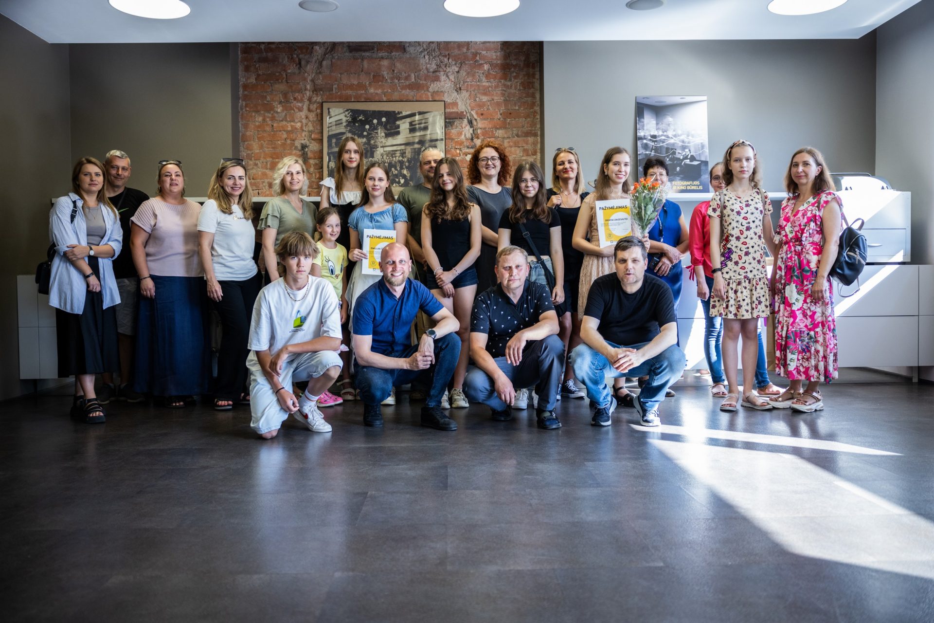 Fotografijos ir kino būrelio baigiamųjų darbų parodos „Fotografijos muziejaus studija“ atidarymas