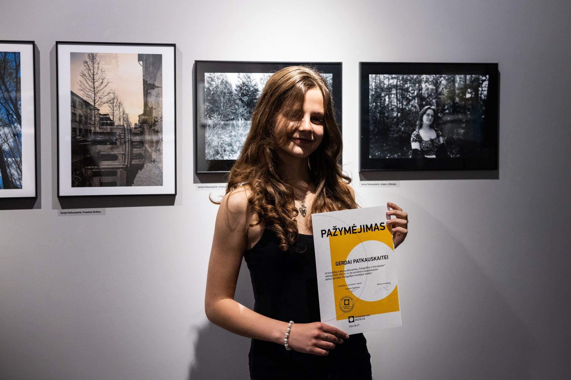 Fotografijos ir kino būrelio baigiamųjų darbų parodos „Fotografijos muziejaus studija“ atidarymas