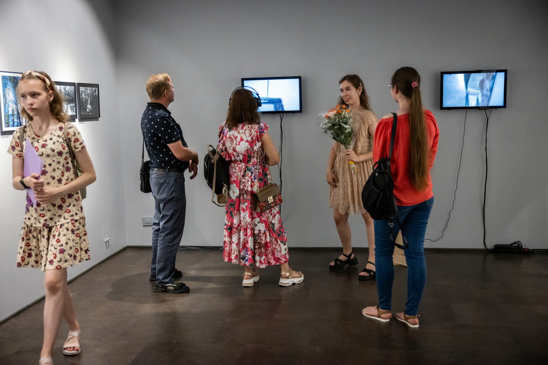 Fotografijos ir kino būrelio baigiamųjų darbų parodos „Fotografijos muziejaus studija“ atidarymas