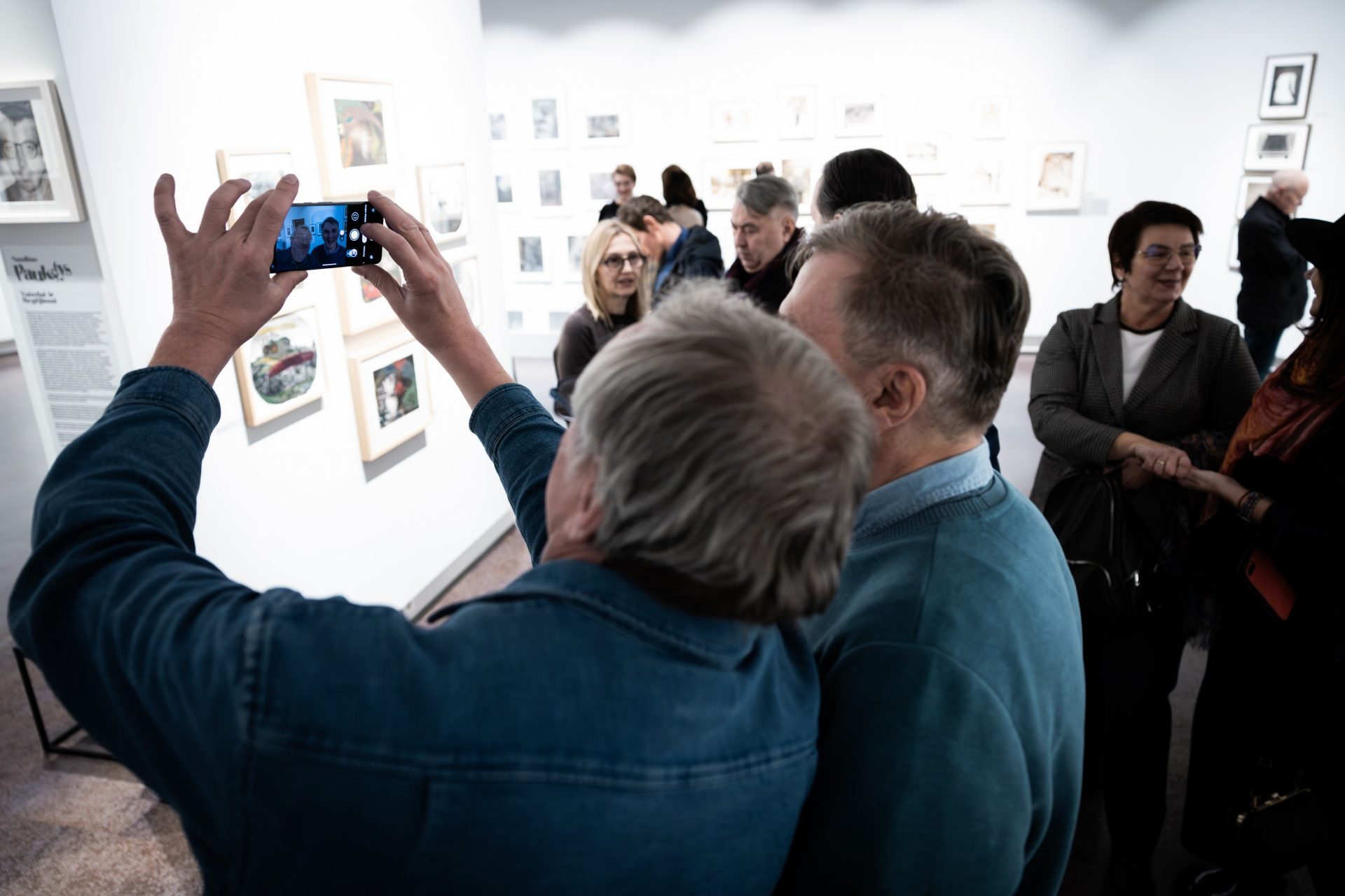 Sauliaus Paukščio parodos „Vaizdai ir Regėjimai“ atidarymas