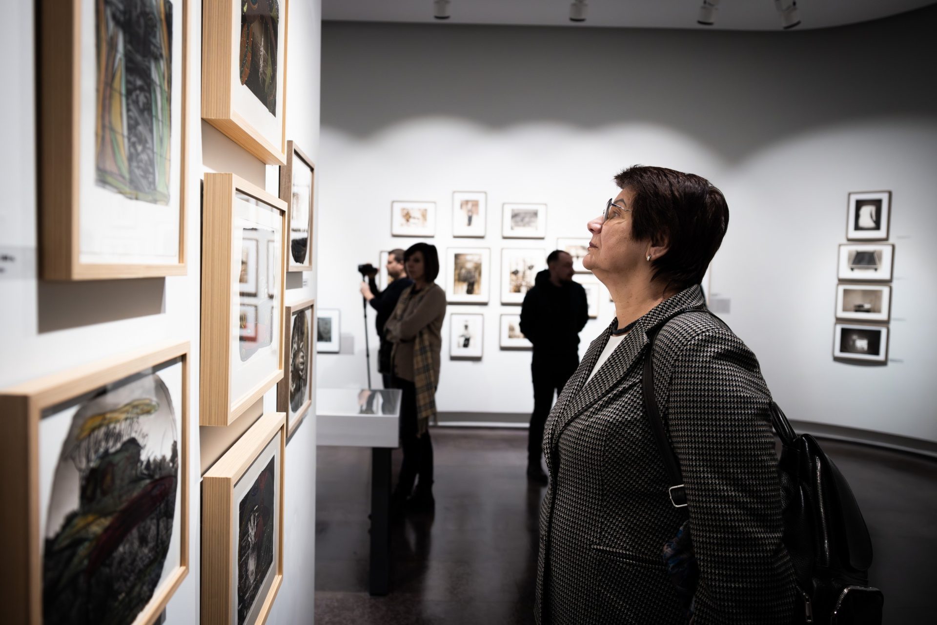 Sauliaus Paukščio parodos „Vaizdai ir Regėjimai“ atidarymas