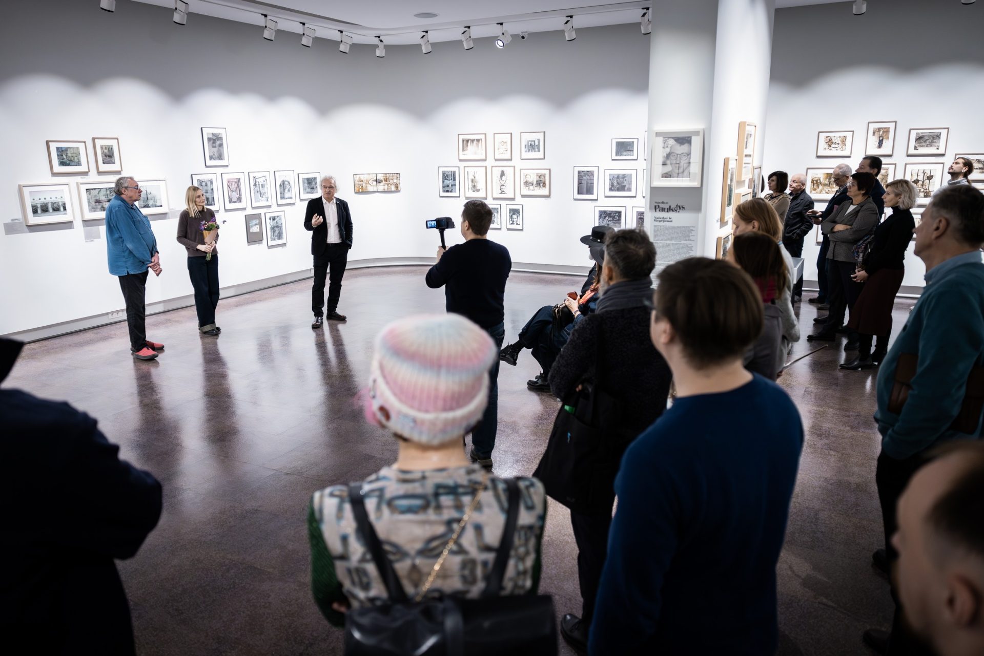 Sauliaus Paukščio parodos „Vaizdai ir Regėjimai“ atidarymas