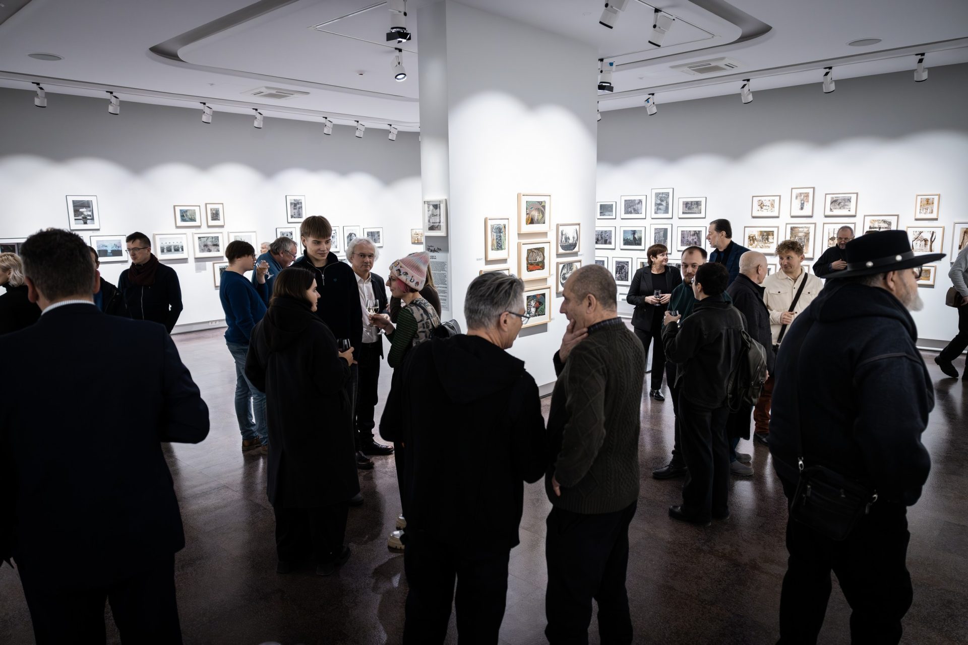 Sauliaus Paukščio parodos „Vaizdai ir Regėjimai“ atidarymas