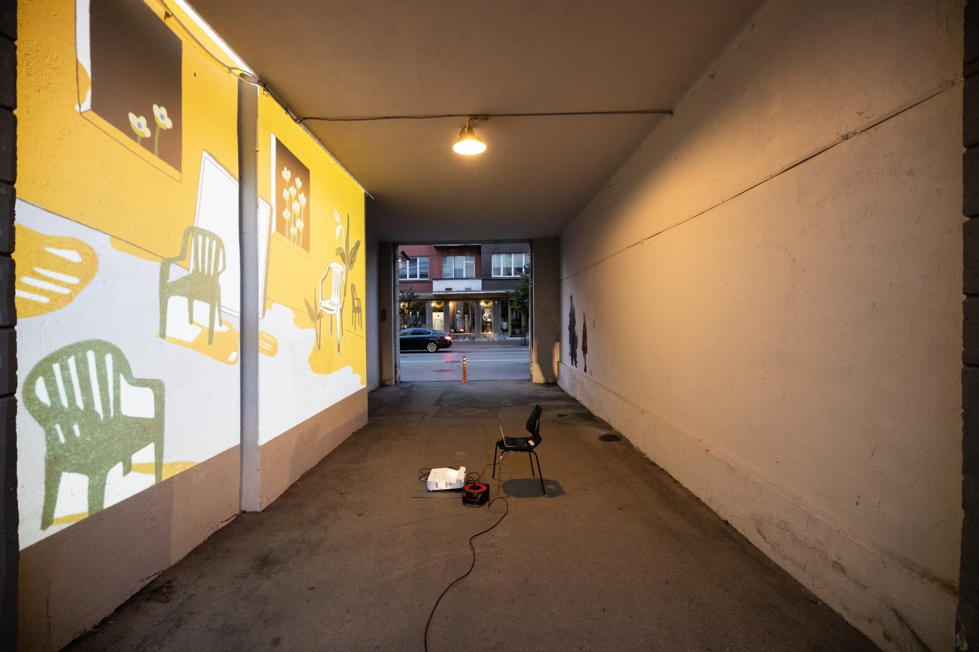 Neofreskos „Kvartalas“ kūrimo procesas