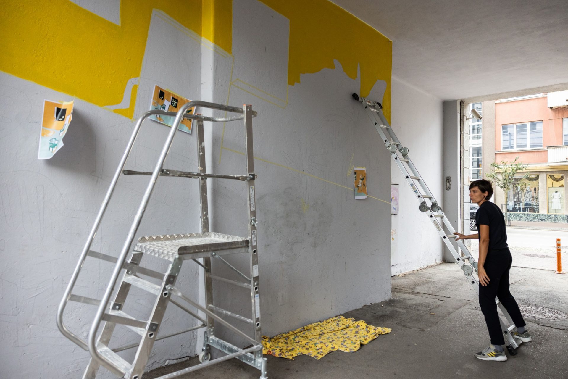 Neofreskos „Kvartalas“ kūrimo procesas